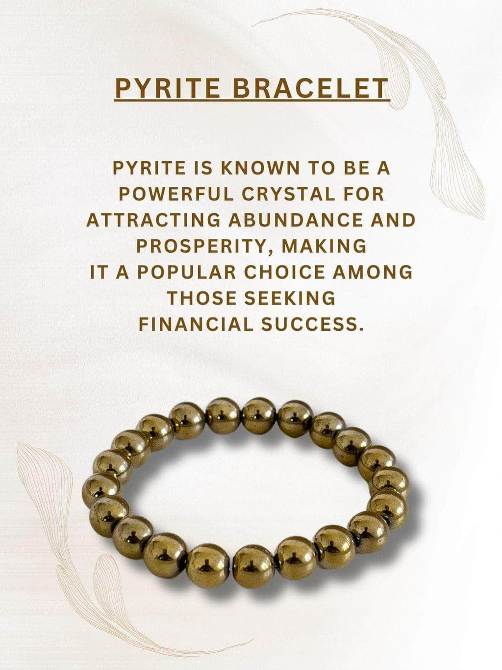 Pyrite Bracelet - Attract Wealth [Money Magnet Bracelet]