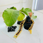 Gold Plated Rudraksha Bracelet