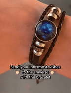 🔥Zodiac Constellation Black Leather Guardian Bracelet 🔥